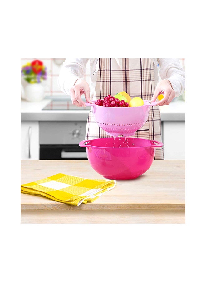 Four Am 10-Piece Mixing Bowl With Measuring Cups And Spoons  Set Multicolour 31x12x26centimeter - Image 5