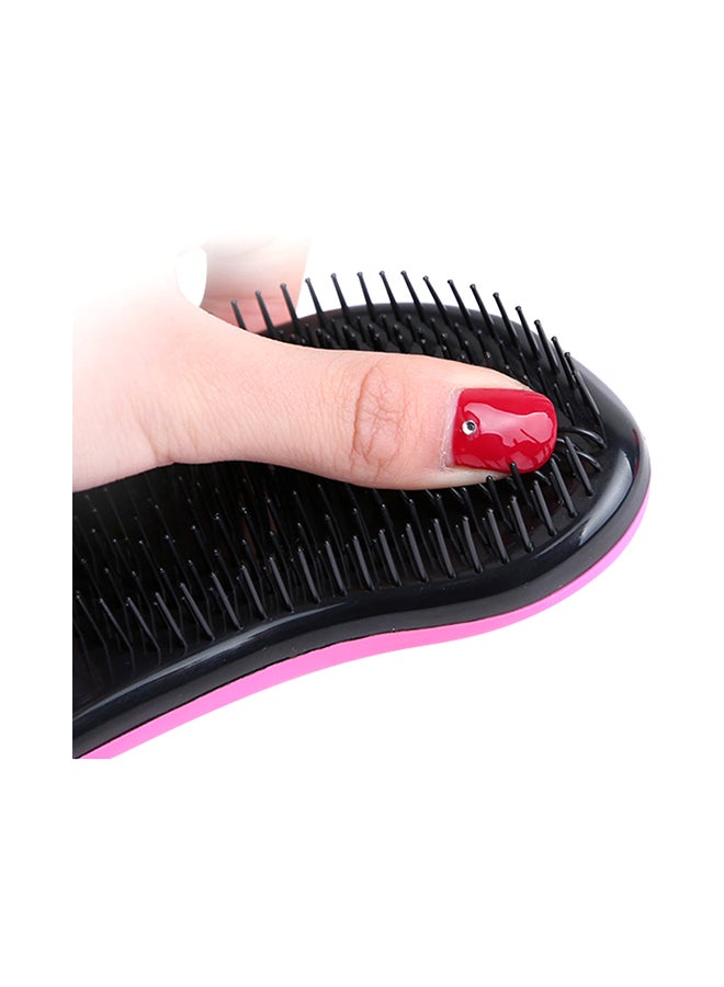 فرشاة ومشط لتدليك وإزالة شعر الحيوانات الأليفة وردي/أسود 5.9x2.2بوصة - Image 4