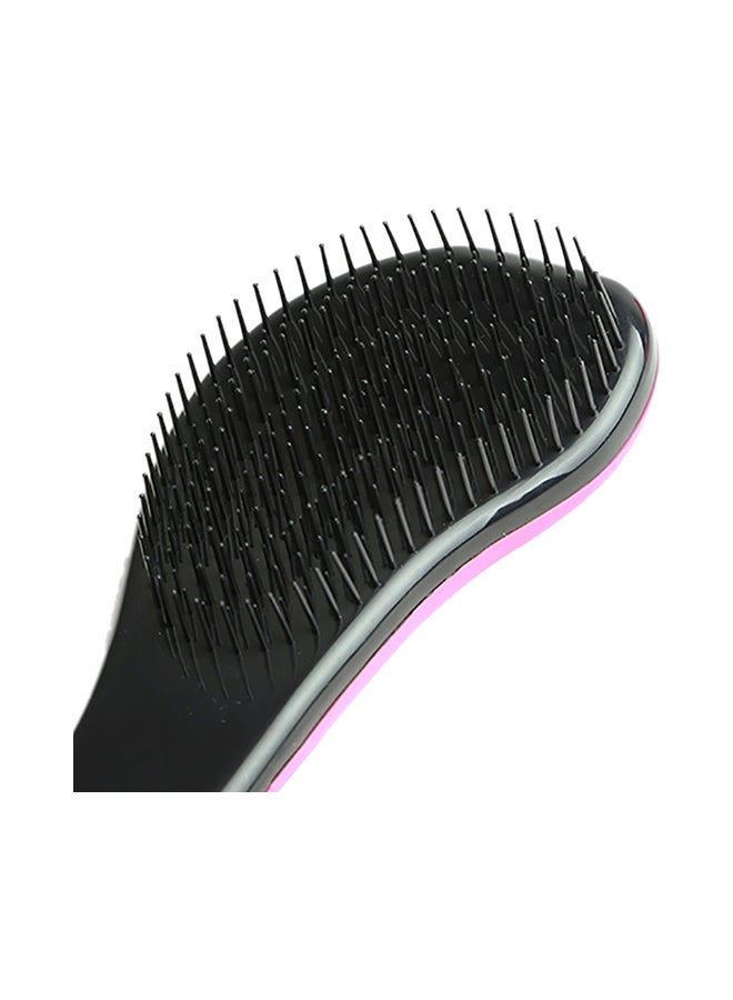 فرشاة ومشط لتدليك وإزالة شعر الحيوانات الأليفة وردي/أسود 5.9x2.2بوصة - Image 5
