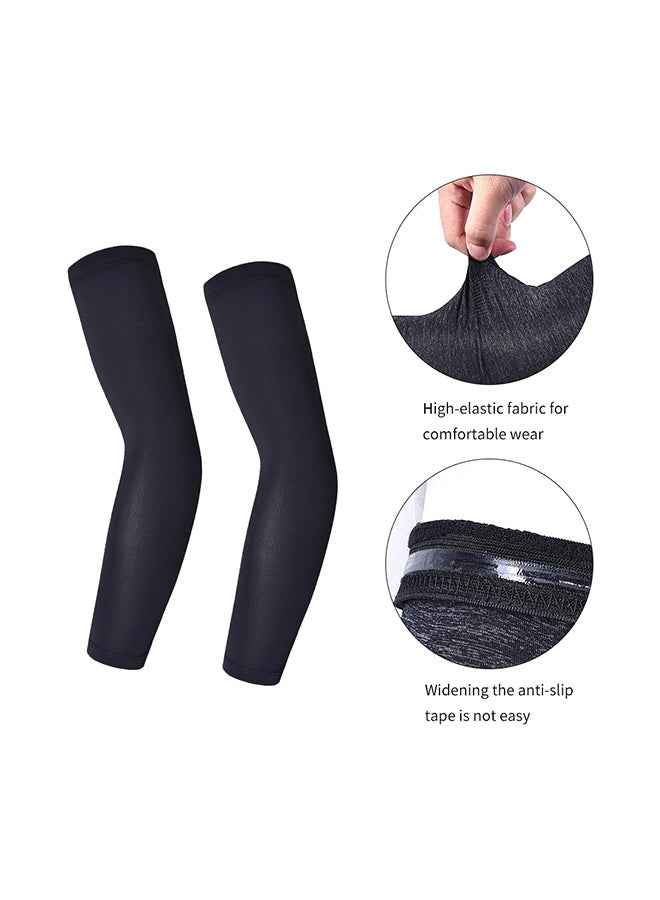 أكمام واقية من الشمس والأشعة فوق البنفسجية للركض وركوب الدراجة وصيد السمك 16x24x41سم - Image 2