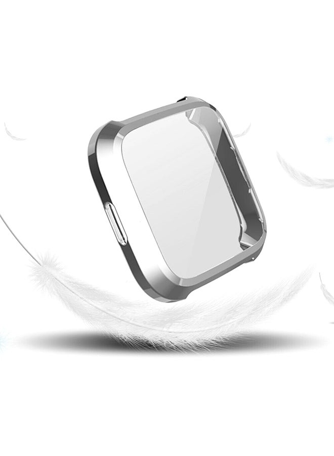 EHOME Slim Full Screen Protector Protect Frame Case Cover For Fitbit Versa Lite Watch Grey - Image 3