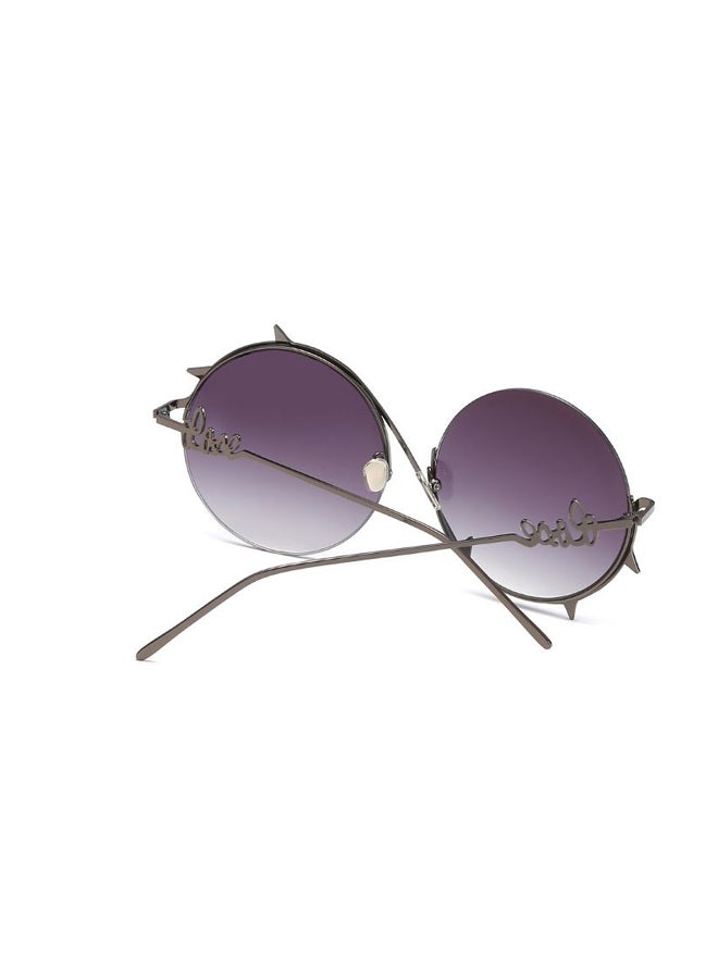 UV Protected Round Sunglasses - Lens Size: 60 mm - Image 3