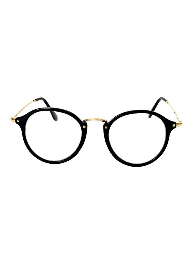 Generic - Korean Style Round  Lens Eyewear Fashion Metal Frame Flat Glasses - Image 1