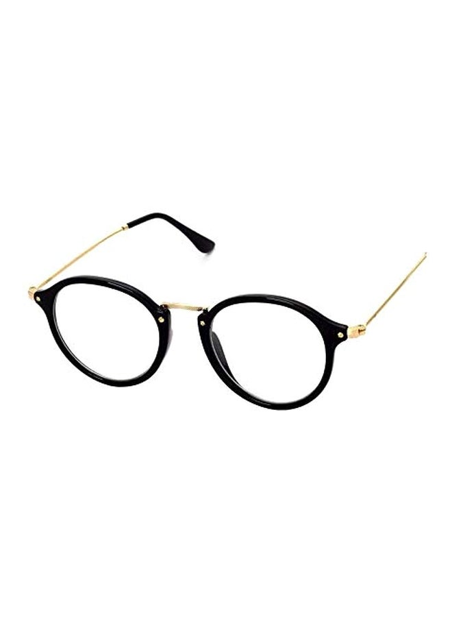 Generic - Korean Style Round  Lens Eyewear Fashion Metal Frame Flat Glasses - Image 1