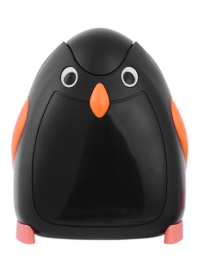 Penguin Electric Pencil Sharpener Black/Orange - Image 1