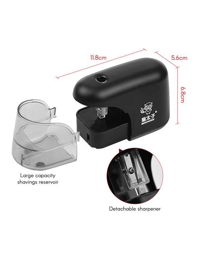 ماوتيزي مبراة كهربائية بإضاءة LED أسود - Image 2