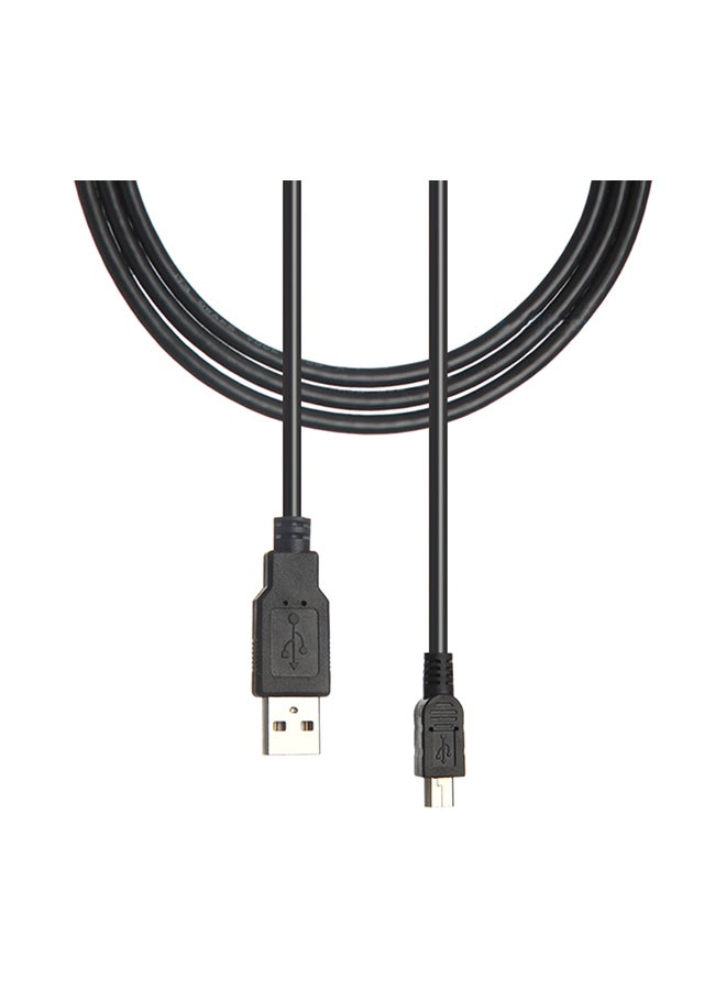 1M/3FT USB Cable For PlayStation 3 PS3 Controller Charger Black  - Image 1