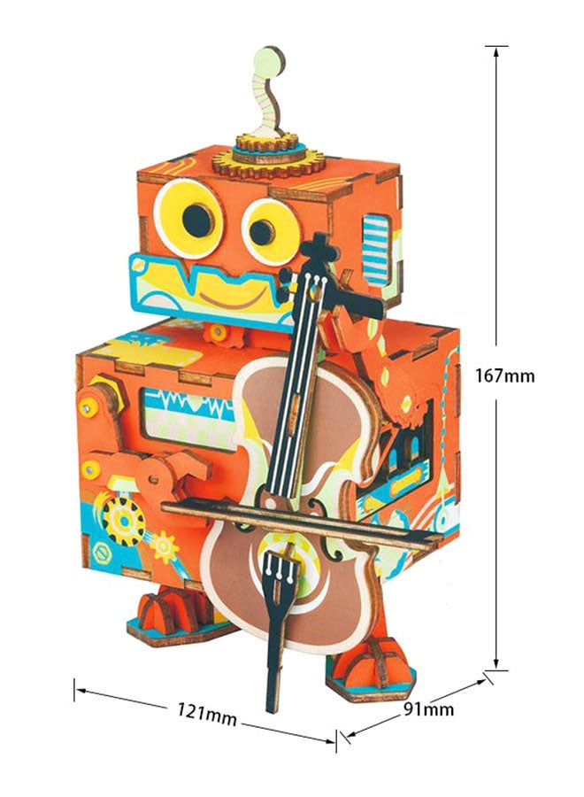 روبوتايم طقم نموذج عازف صغير يمكن تركيبه بنفسك 14 سنة فأكثر - Image 2