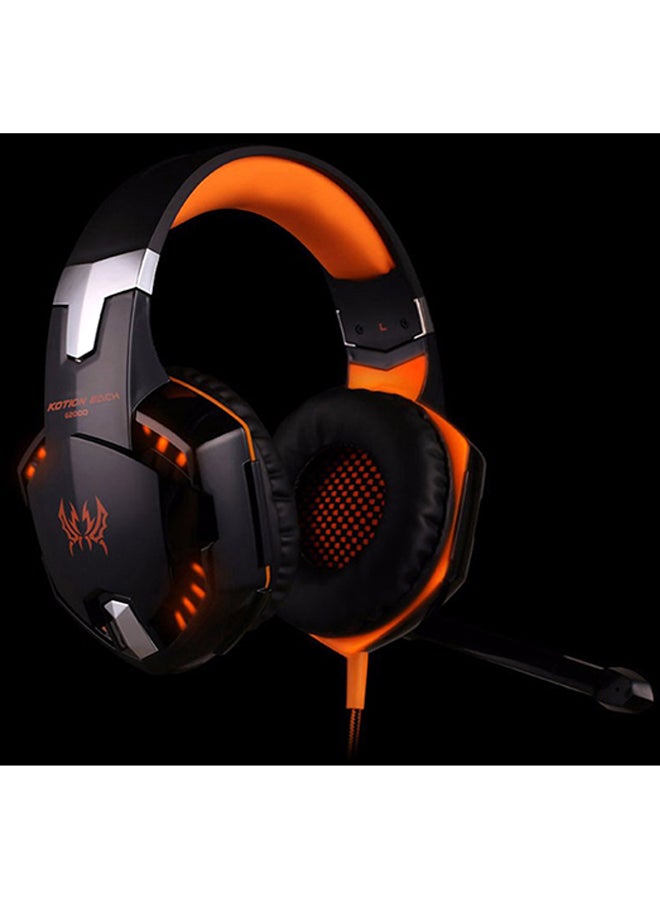 Led Light Gaming Headphone Game Headset With Mic For PC - Wired  - Image 3