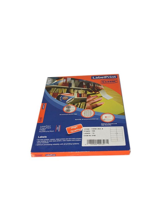 Yassin Label Orange 