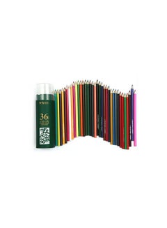 M&G 36 Pcs Wooden Colours Multicolour 