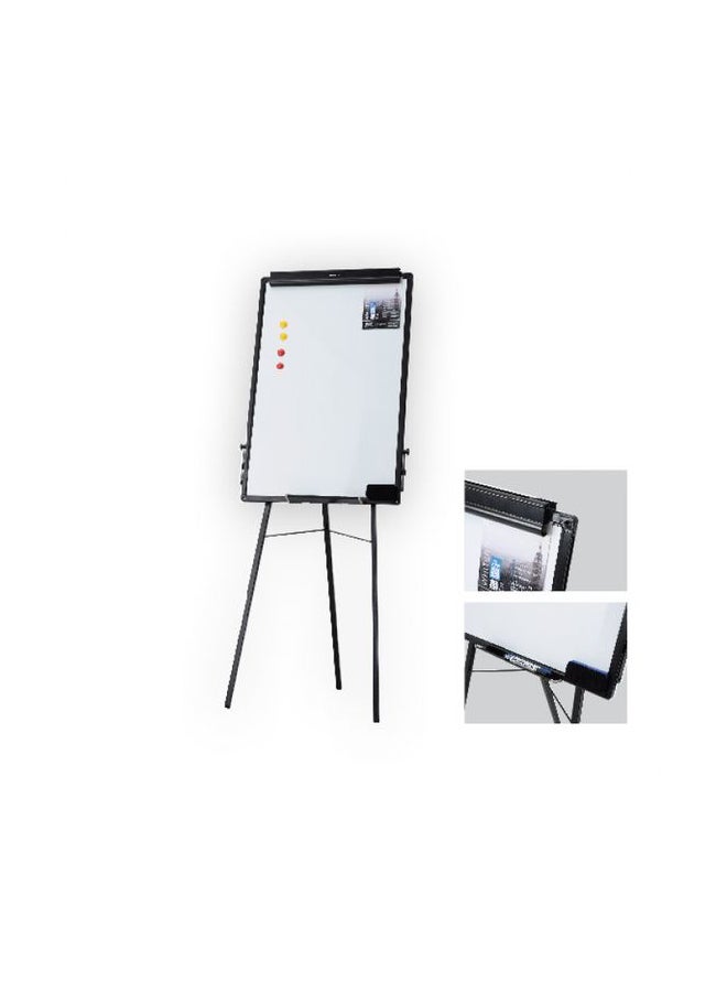 White Board No.98341 Flip Triangular Stand White