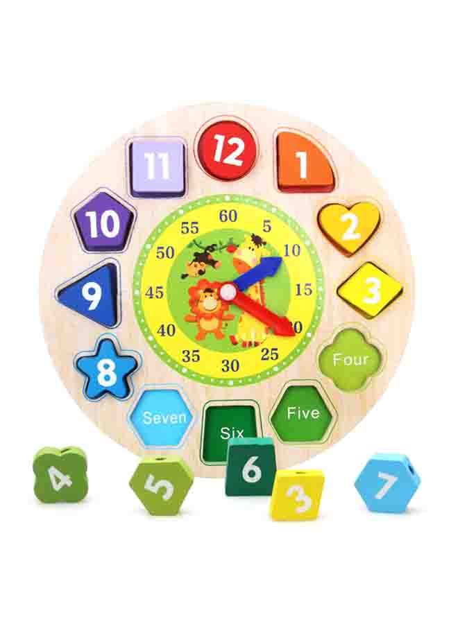 مكعبات بنمط ساعة بتصميم رقمي هندسي