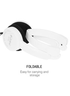 Kubite 3.5mm Wired Over-Ear Foldable Headphones Pink  - Image 5