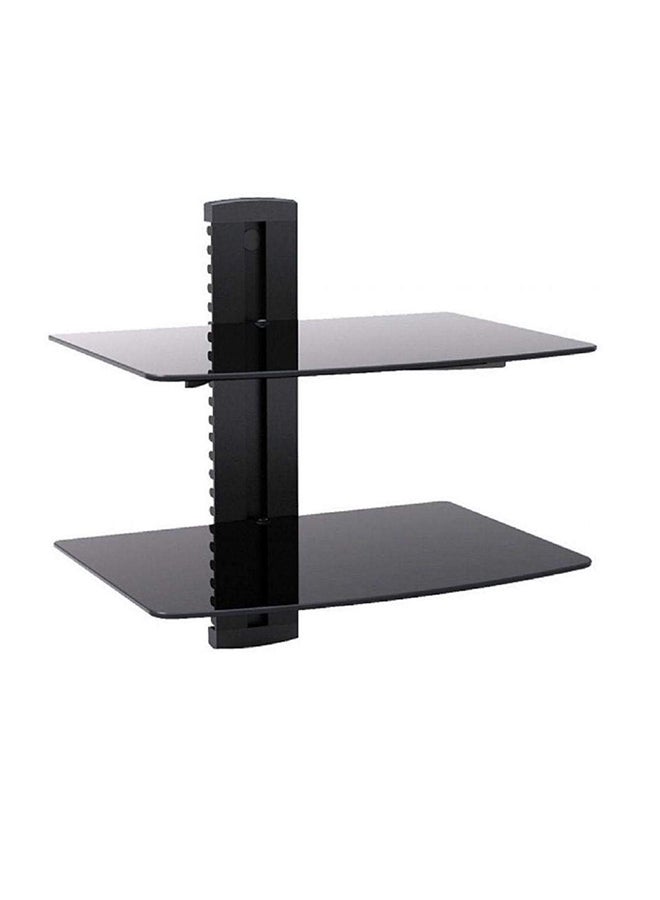 2-Layer TV Stand Black