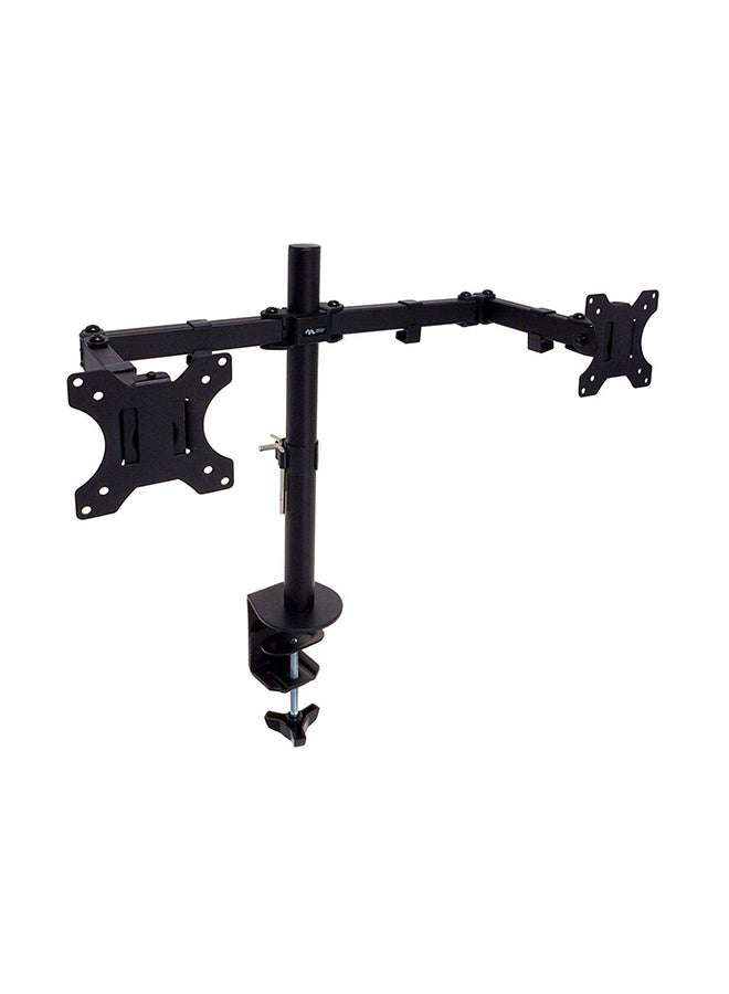 Fully Articulated Dual Monitor TV Stand Black