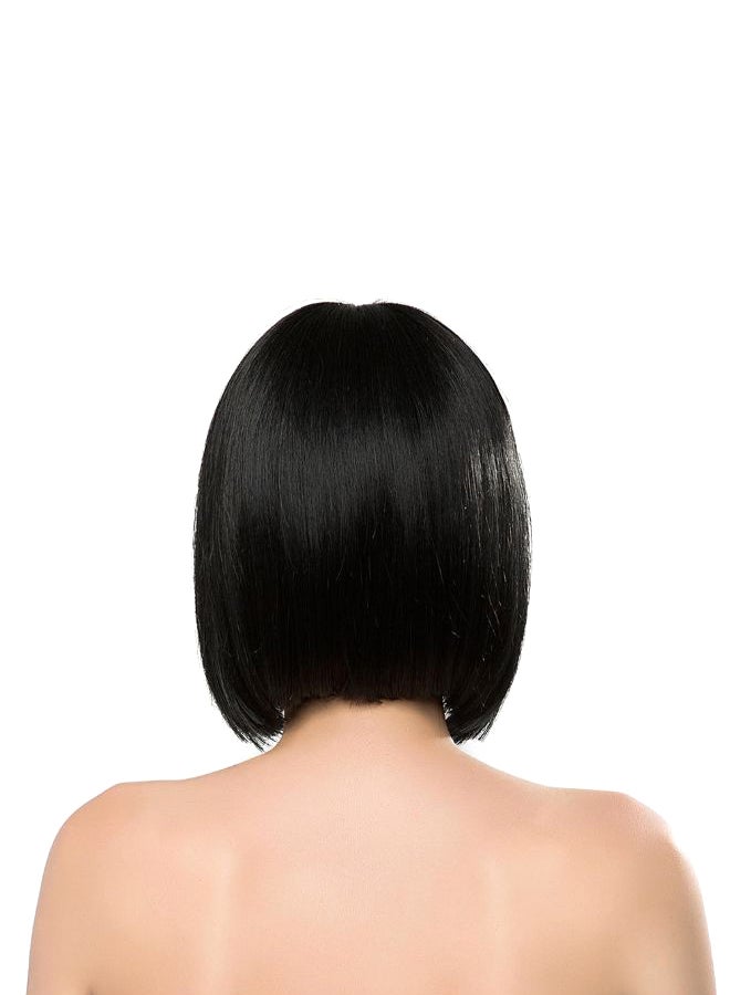 Generic Short Straight Bobo Hair Wig Black - Image 2