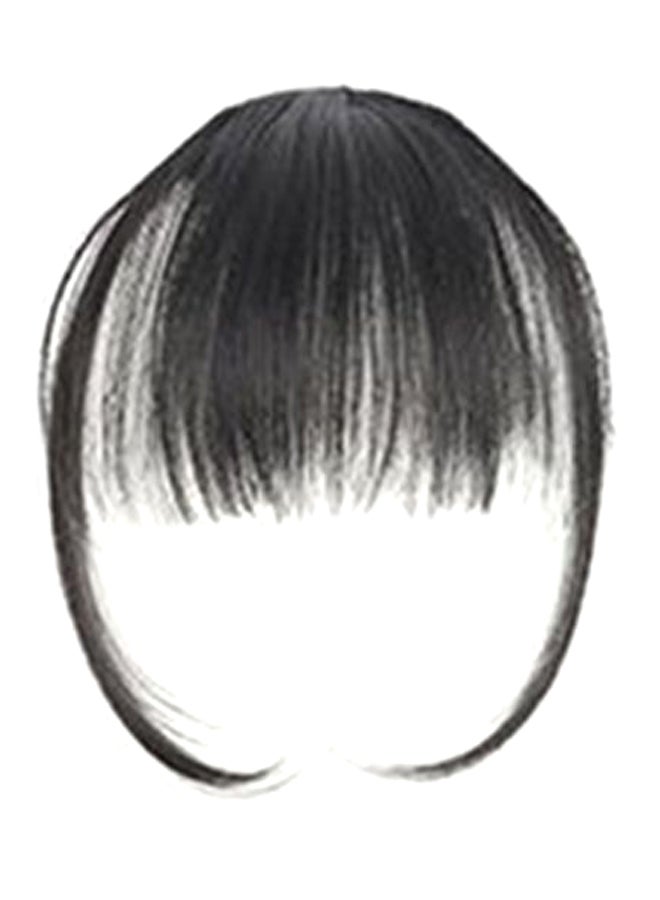 Front Neat Air Fringe Bang Hair Extension Black