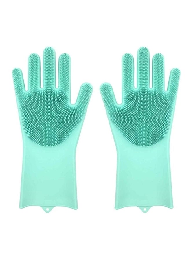 Wingenes - Heat Resistant Silicone Gloves Green - Image 1