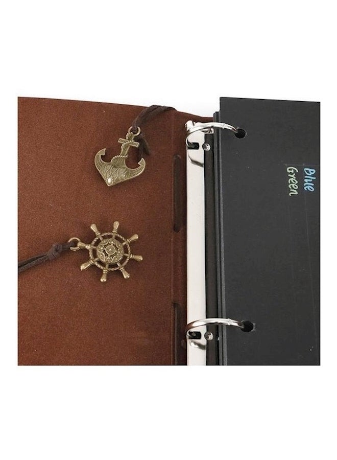 مفكرة جلدية بـ30 صفحة أحمر - Image 4