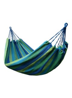 Generic Single And Double Plus Canvas Hammock Blue/Green  - Image 1
