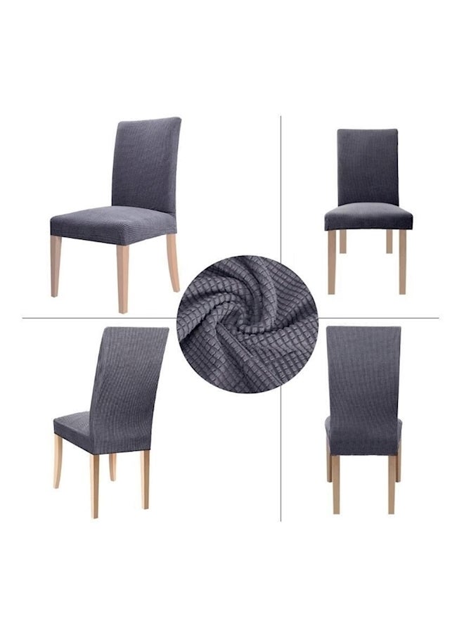 Chair Protector Seat Cover Grey - Image 4