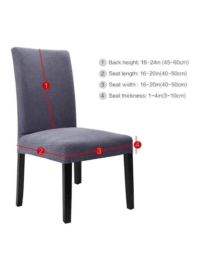 Chair Protector Seat Cover Grey - Image 5