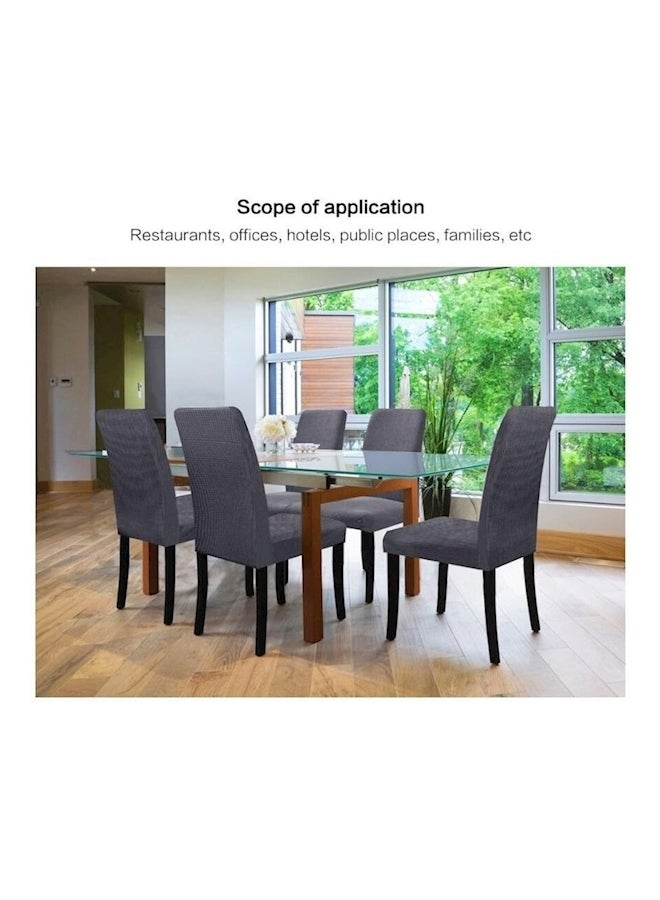 Chair Protector Seat Cover Grey - Image 2