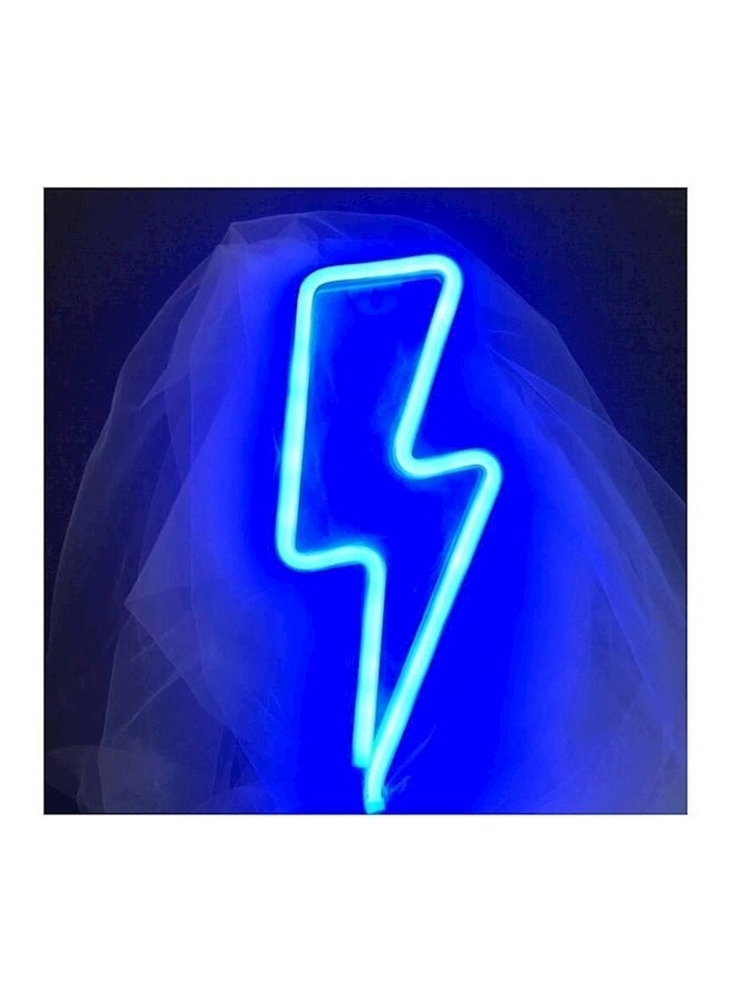 ماركة غير محددة - لافتة بإضاءة نيون بمصباح LED أزرق - Image 1