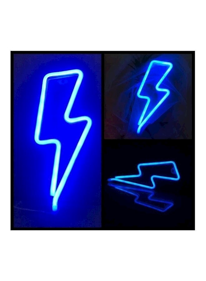 ماركة غير محددة - لافتة بإضاءة نيون بمصباح LED أزرق - Image 1