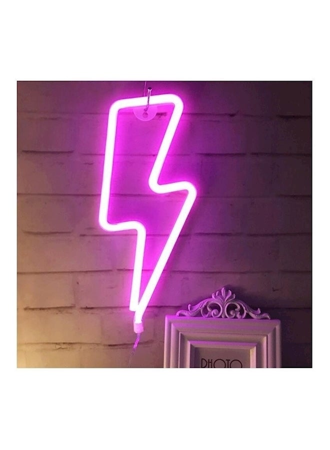 Generic Neon Led Ning Sign Shaped Wall Decor Pink  - Image 1