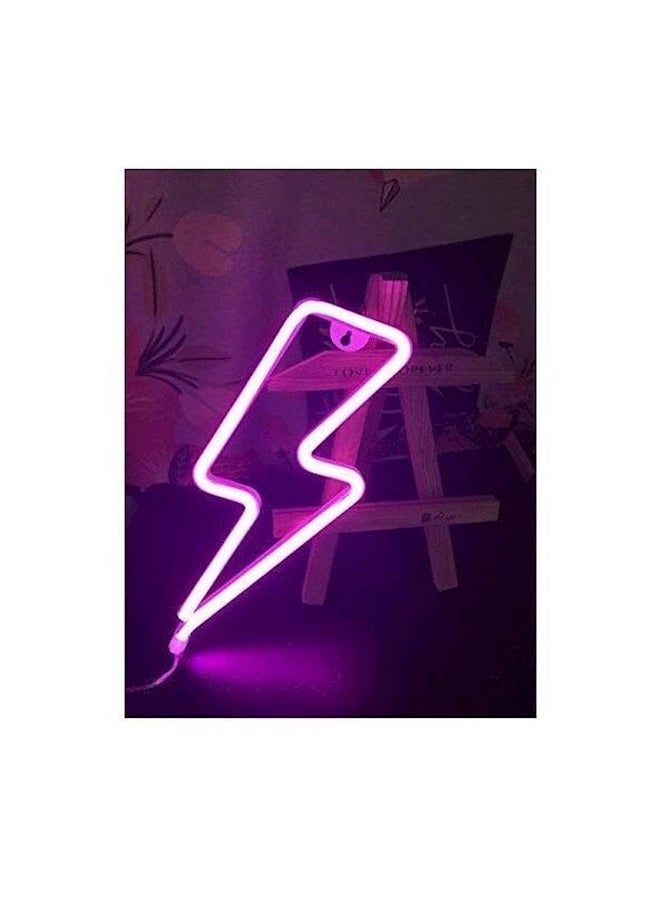 Generic Neon Led Ning Sign Shaped Wall Decor Pink  - Image 5