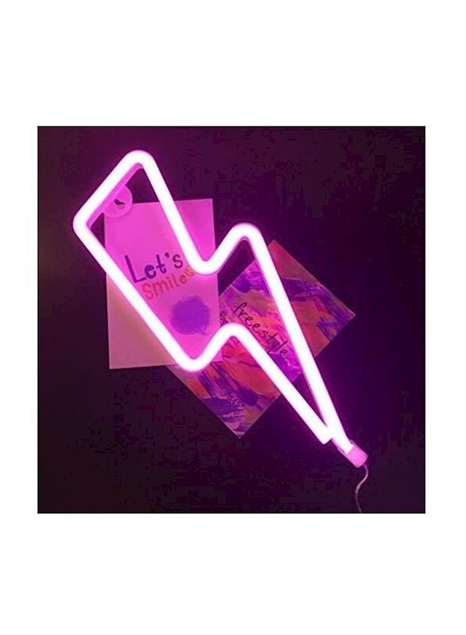 Generic Neon Led Ning Sign Shaped Wall Decor Pink  - Image 4
