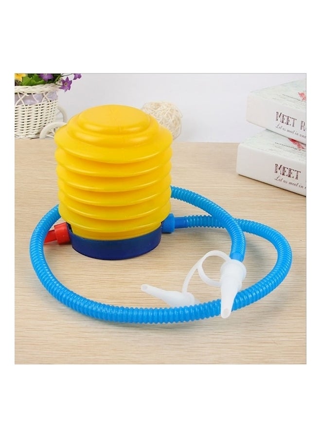 Bellows Inflatable Mattress Bed Foot Air Pump Yellow/Blue/White - Image 3