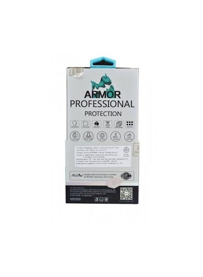 غطاء حماية واقٍ لهاتف أبل آيفون 7 شفاف - Image 2