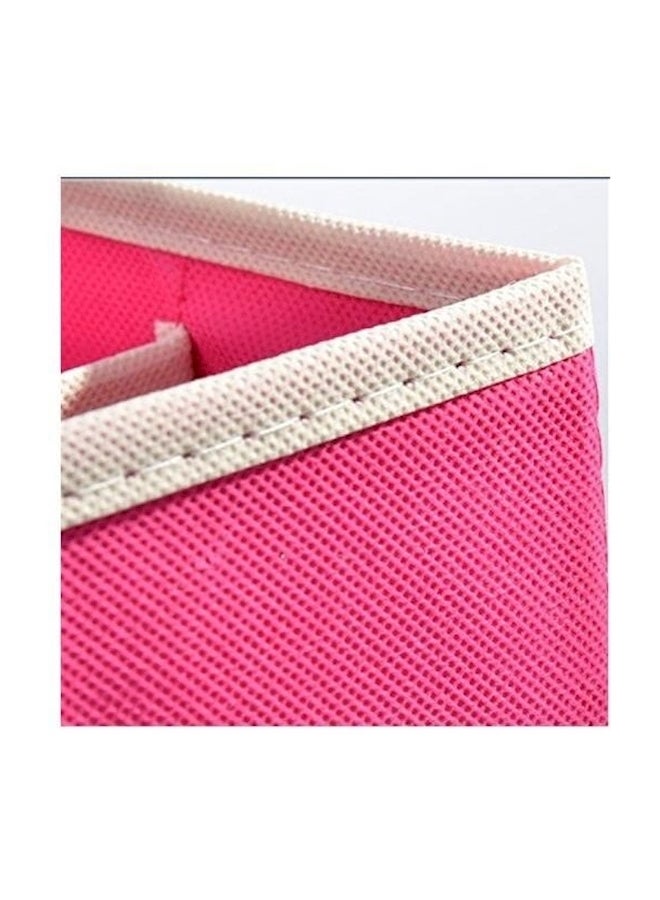 4 Set Drawer Dividers Closet Organizers Bra Clothing Underwear Storage Boxes in Red  - Image 4
