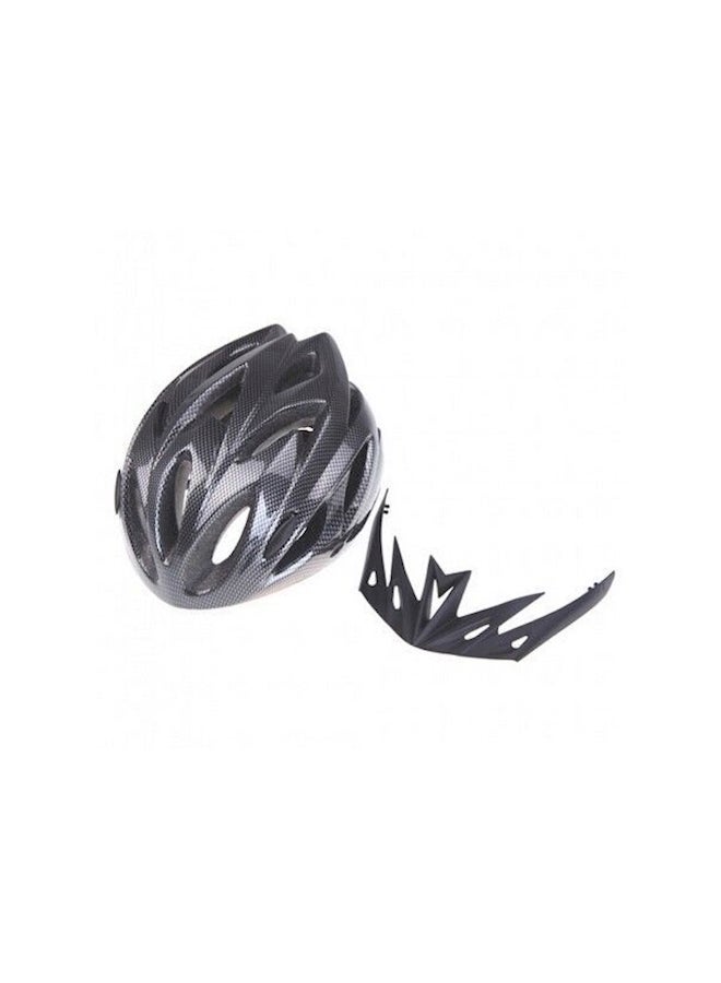 Generic Cycling Helmet With Adjustable  Visor 23 x 18.5 x 10.5cm  - Image 2