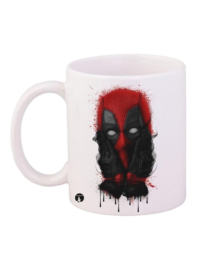 BP Deadpool Printed Mug Red/White 100ml
