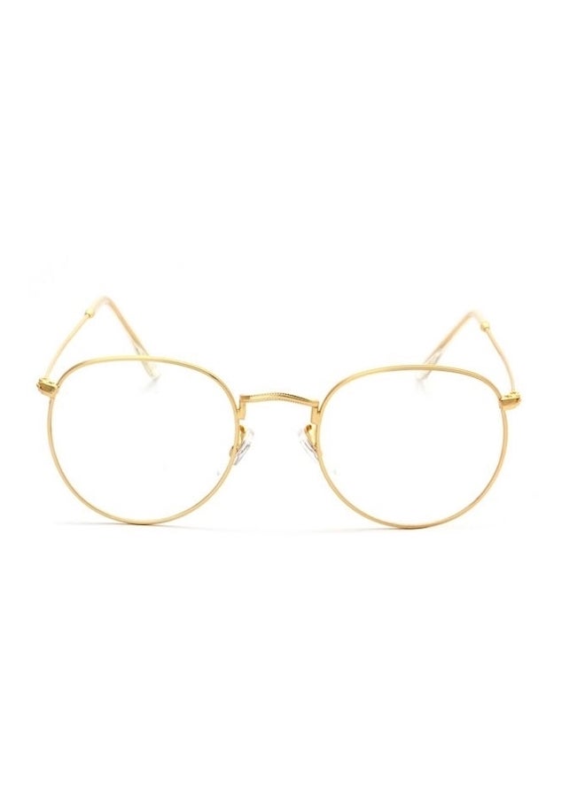 Generic - unisex Unisex Gold Circle Frame Classic Fashion  Lens Eyeglasses - Image 1