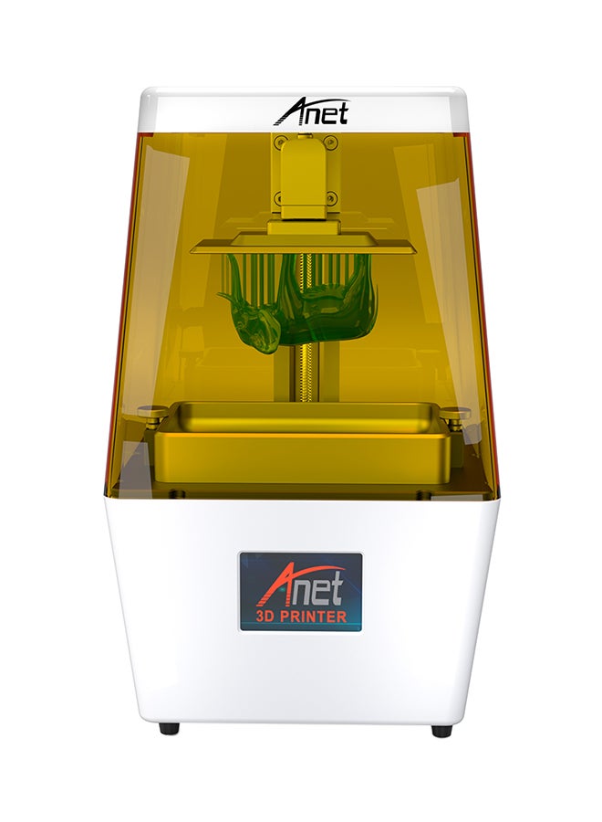 Anet - N4 UV LCD 3D Printer with 2K HD Touchscreen White - Image 1