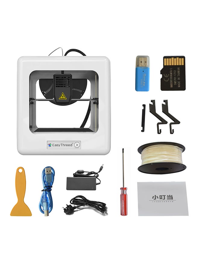 EasyThreed Mini 3D Printer White - Image 2