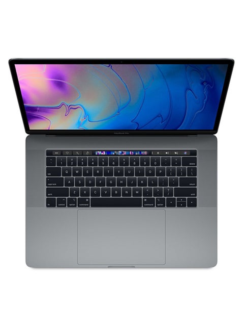 MacBook Pro Touch Bar Laptop With 15.4-Inch Retina Display Core i7 2.6GHz 6 Processor/16GB RAM /256GB SSD Graphics Card 630 2019 Grey