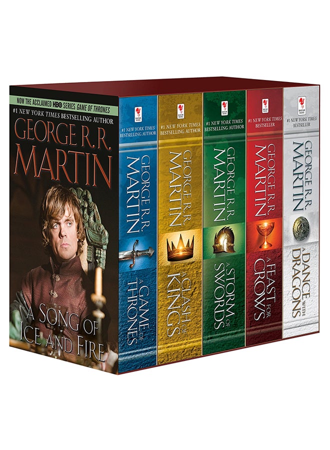 George R. R. Martin's A Game Of Thrones 5-Book Set Paperback English by George R. R. Martin - 41625 