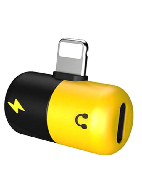 Lightning Splitter Adapter White/Yellow