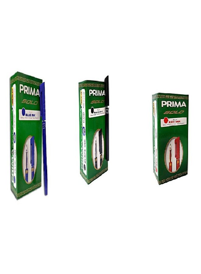 بريما طقم أقلام حبر سولو، مجموعة مكونة من 72 قلم متعدد الألوان