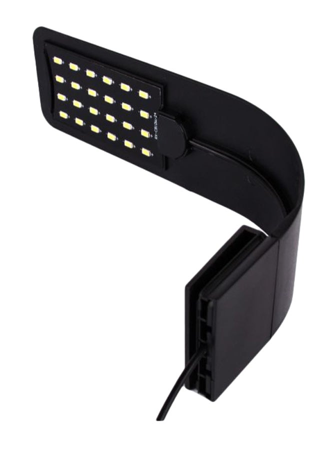 Waterproof Aquarium Clip On LED Light For Plant Fish Tank Black