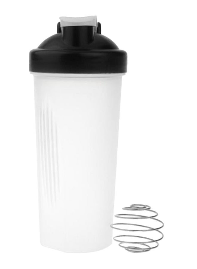 Generic - Protein Shaker Blender Mixer Cup Bottle Black/White 22 x 8centimeter - Image 1
