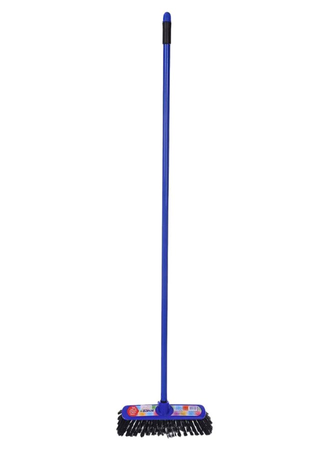 Banat Floor Broom With Inclined Handle Blue/Black one size  - Image 1