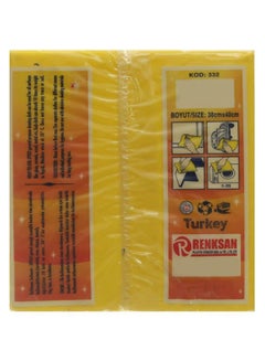 Speed 3-Piece Cleaning Cloth Set Yellow 40 x 38centimeter  - Image 2