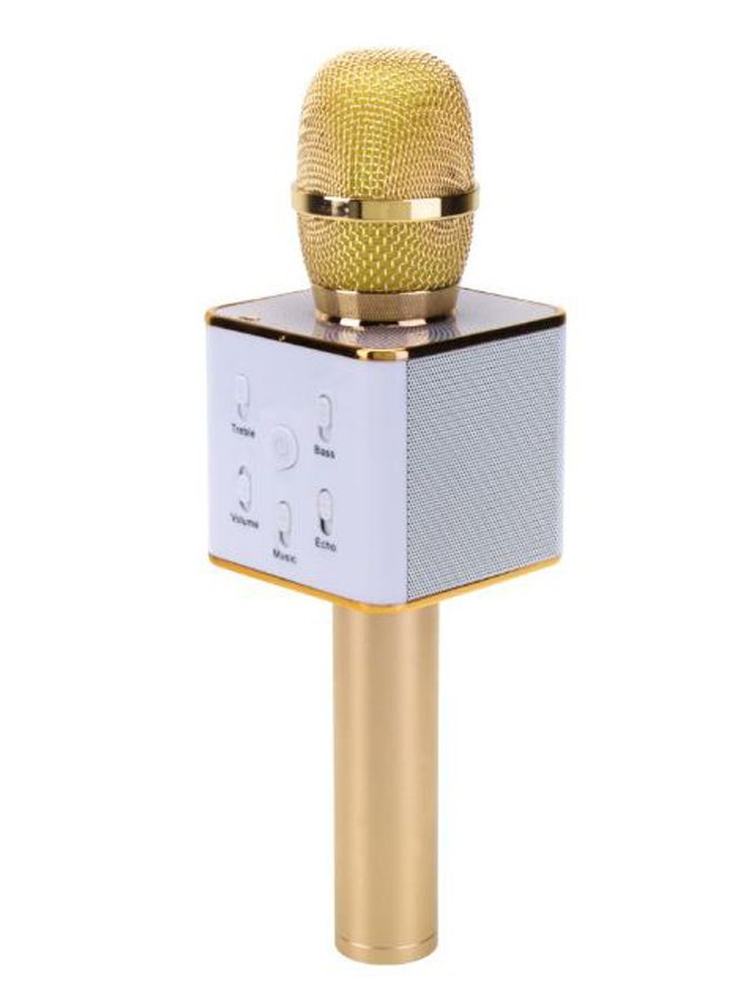 Q7 Bluetooth Wireless Karaoke Microphone NF06159555 Gold 